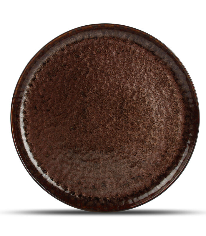 Assiette plate 27cm brun Primal - (x4) image number 0