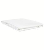 Set drap de lit blanc flanelle image number 3