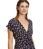 Jersey jurk met bloemenprint image number 4