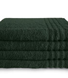 Handdoek 70 x 140 cm Donker Groen - 10 stuks image number 2