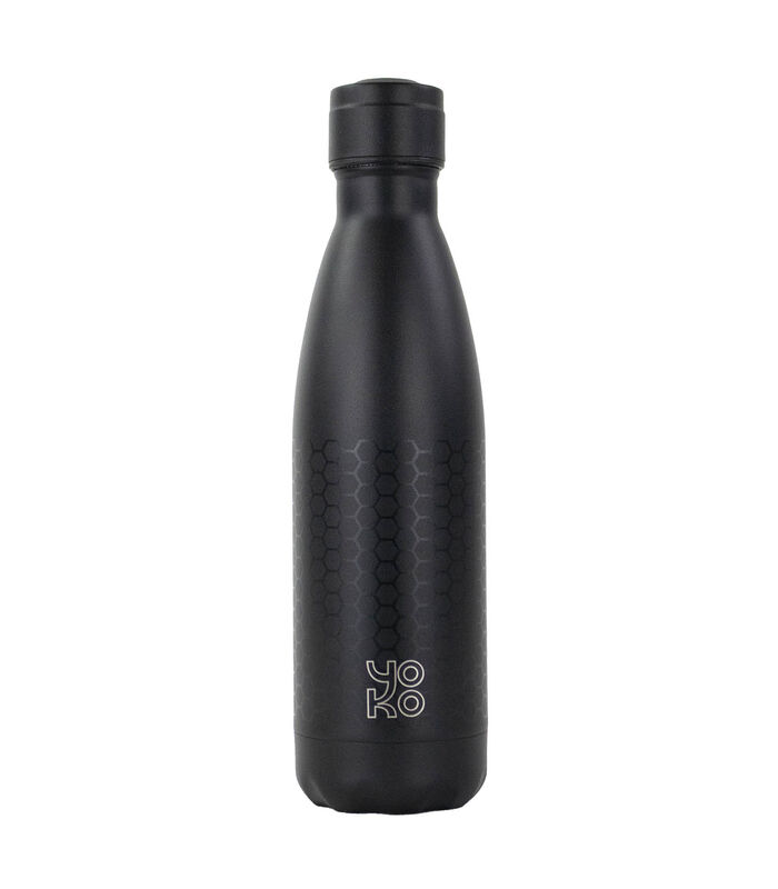 Graphite" geïsoleerde fles Zwart 500 ML image number 0
