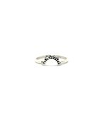 Crescent Moon ring zilver image number 1