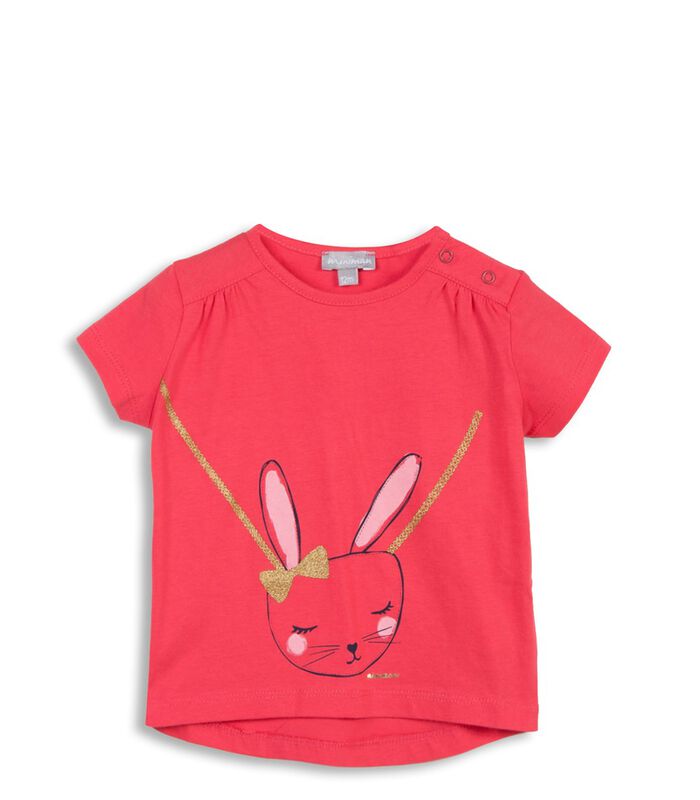 T-shirt met konijnmotief image number 0