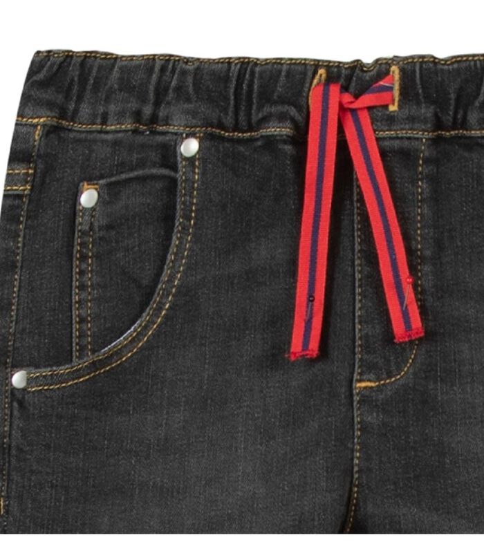 Slanke jeans met elastiek in de taille image number 2