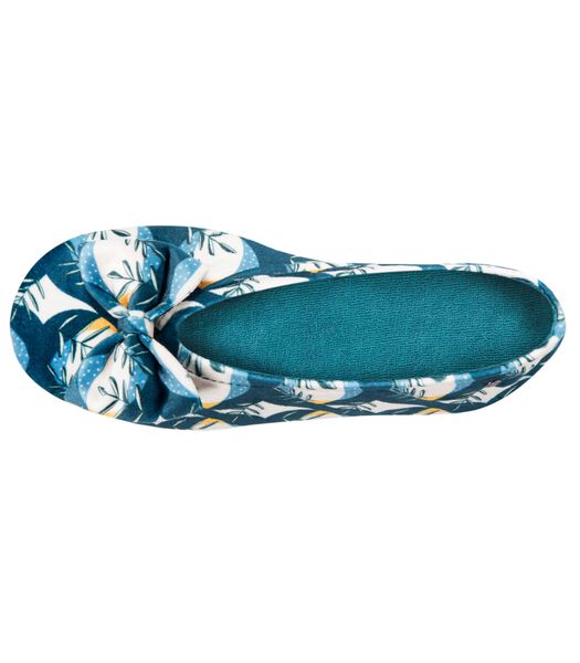 Chaussons ballerines Femme Grand Nœud Tropical