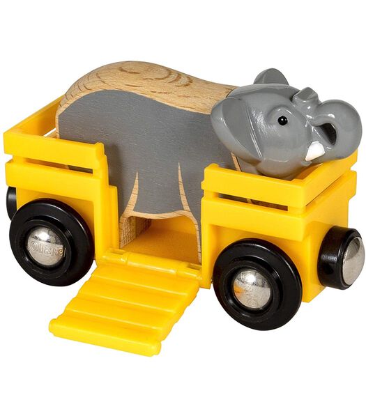 BRIO Wagon met olifant - 33969