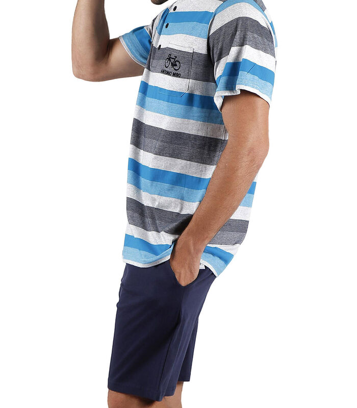 Pyjamashort t-shirt Bike Stripes Antonio Miro image number 2