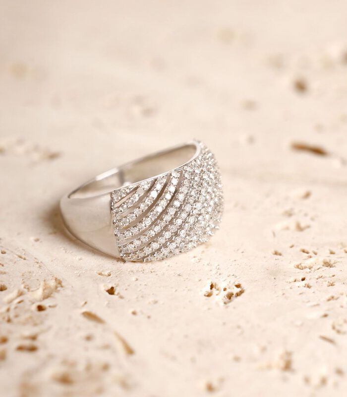 Ring "Prodigieuse" Wit Goud en Diamanten image number 3