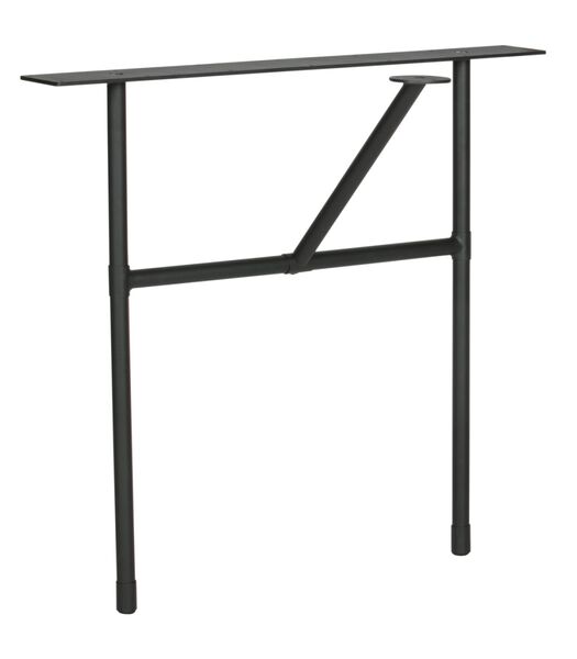 Pied de table en forme de H - Métal - Noir - 72x79x36 cm - Tablo