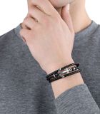 Bracelet pour hommes, acier inoxydable, ancre image number 2