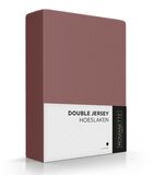 Hoeslaken taupe double jersey image number 0