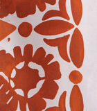 Oranje top met print korte mouwen image number 4