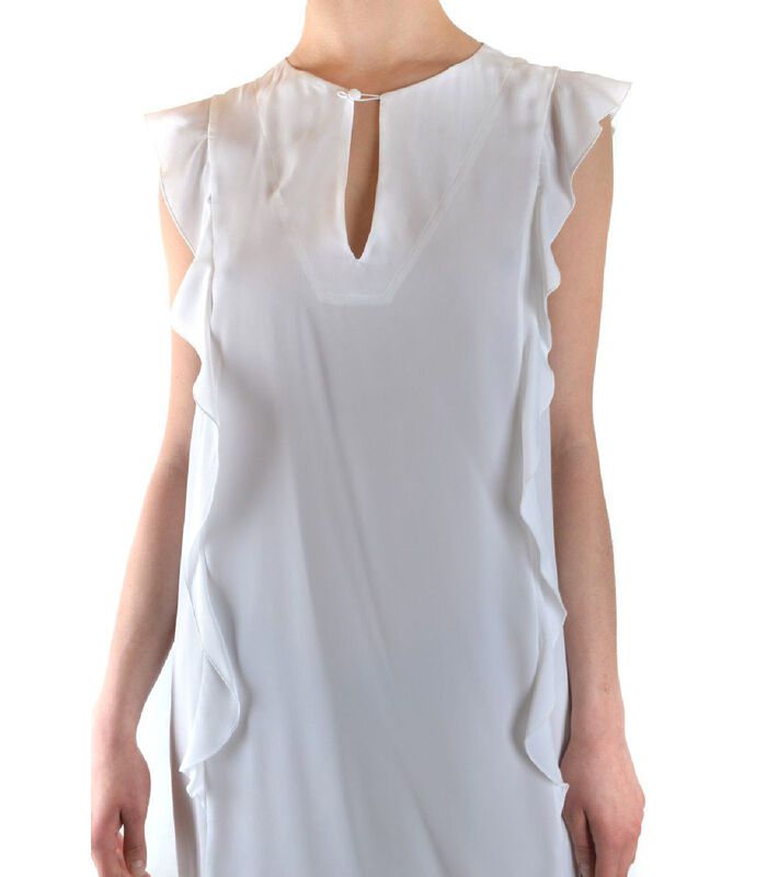 Blanc Polyamide Robe image number 4