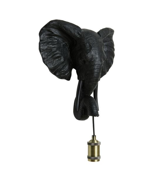 Applique Elephant - Noir - 35x13x36cm