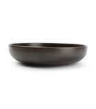 Assiette creuse 22xH5cm chocolate Tabo - (x4) image number 1