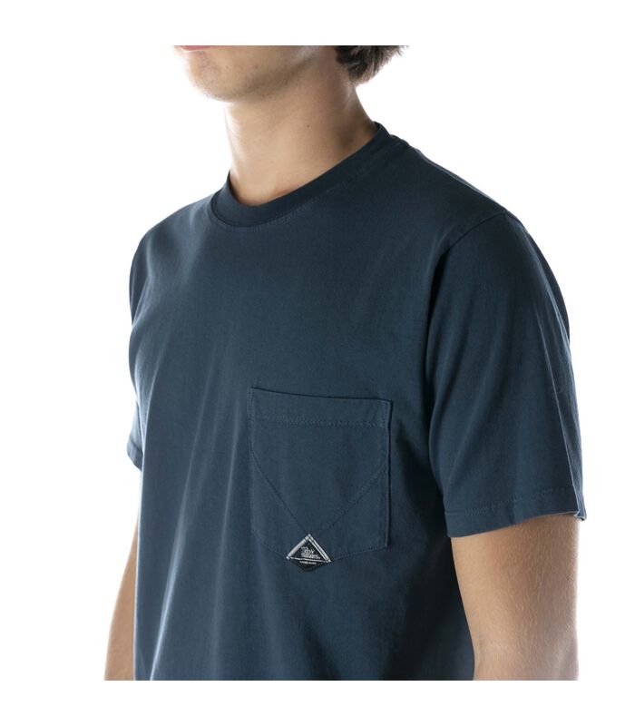 Roy Rogers Pocket Man Jersey Gebruikt Blauw T-Shirt image number 4