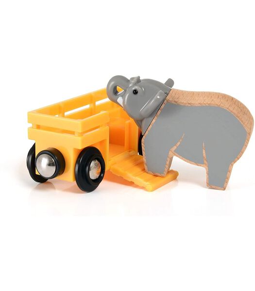 Wagon BRIO avec éléphant - 33969