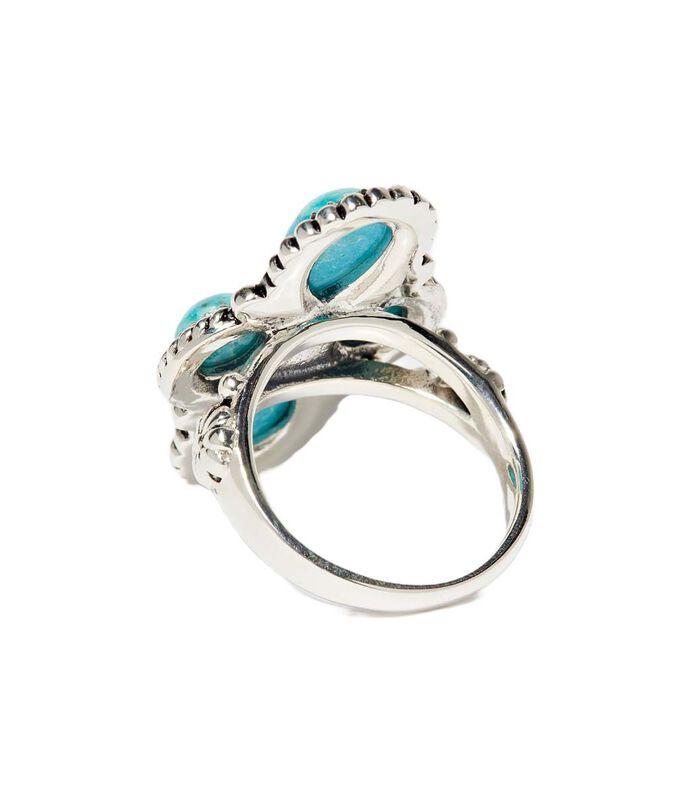 Bague "Awa Turquoise" Argent 925 image number 2
