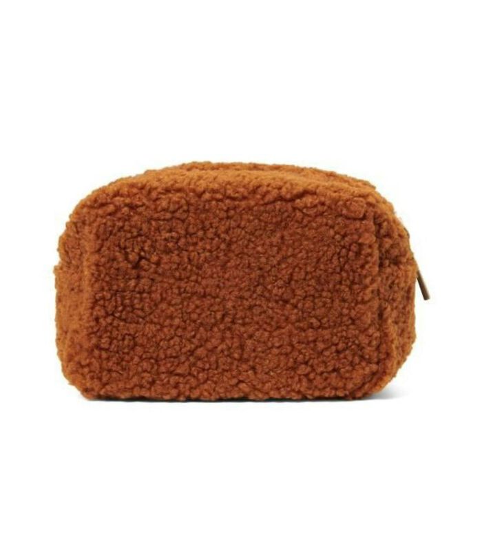 Toilettas Lucy Teddy Make-up Bag Leather Brown image number 2