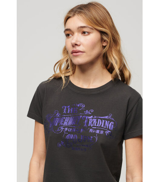 Dames-T-shirt met metalen pasvorm Workwear