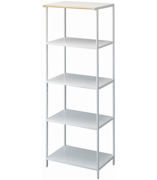 5-Tiered storage Rack - Tower - white