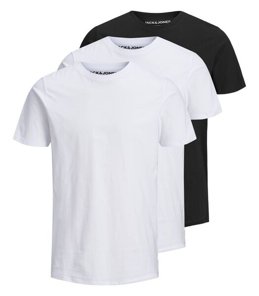 T-shirt JJEORGANIC BASIC TEE O-NECK 3PK Set van 3