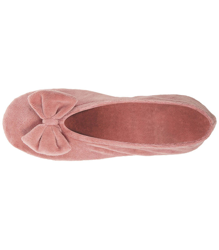 Chaussons ballerines femme noeud image number 1