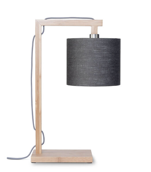 Lampe de table Himalaya - Bambou/Gris Foncé - 29x18x47cm