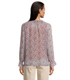 Chiffon blouse Lange mouwen image number 1