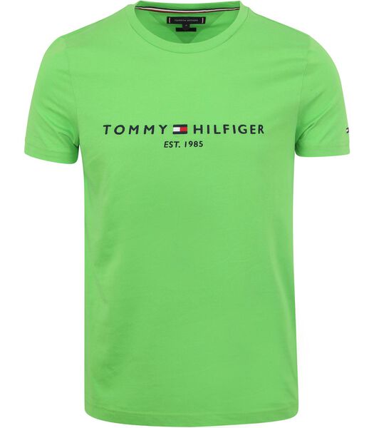 Tommy Hilfiger Logo T-shirt Fel Groen