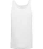 Dry Cotton Athletic Singlet Wit image number 0