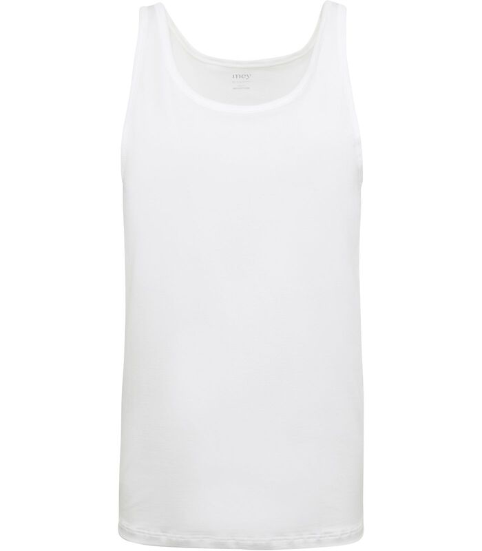 Dry Cotton Athletic Singlet Wit image number 0