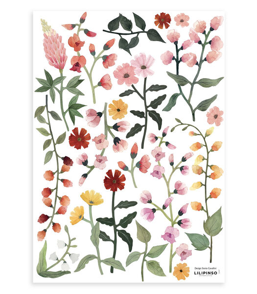 Stickers jolies fleurs Queyran, Lilipinso