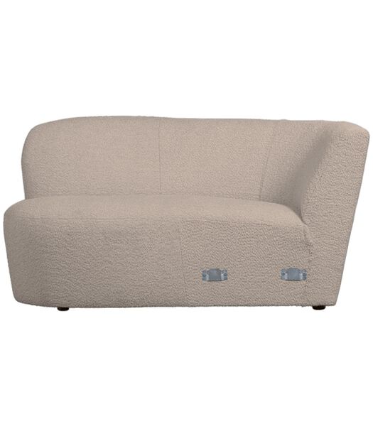 Chaise Longue Element Links Coco - Polyester - Zand - 70x80x138