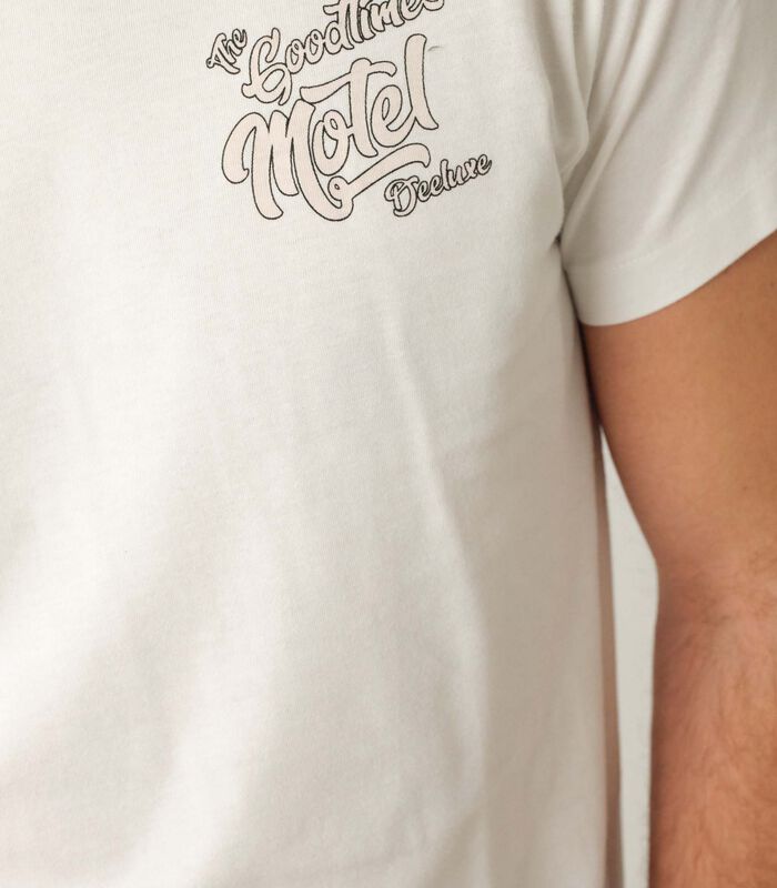 MOTEL - Heren casual t-shirt motel image number 2