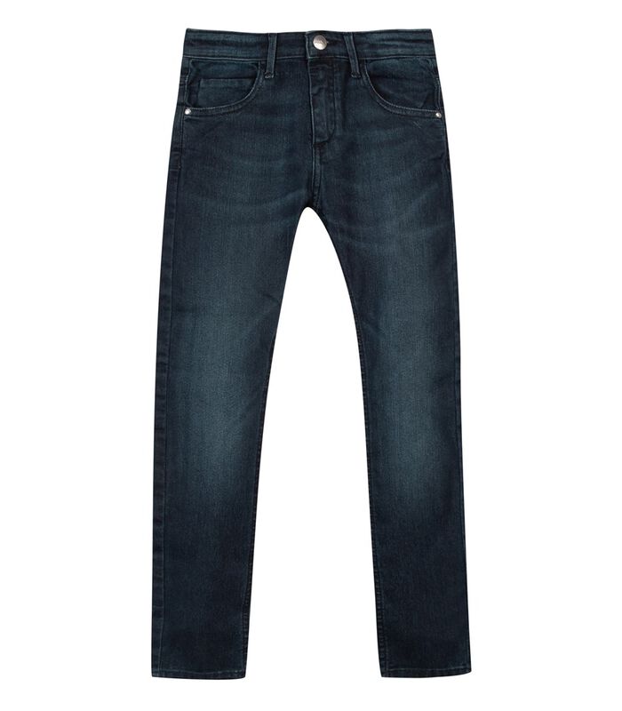 5 pocket slim fit jeans, licht verschoten image number 0