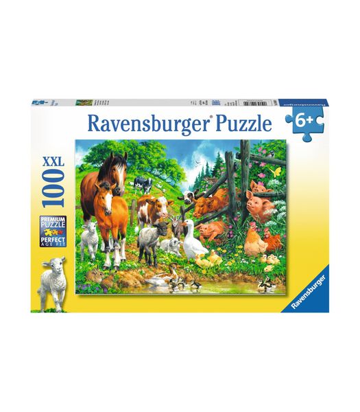 puzzel Dierenbijeenkomst - 100 stukjes