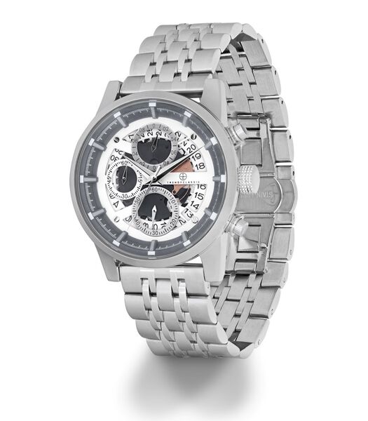 Montre chronographe bracelet acier inoxydable MASTER