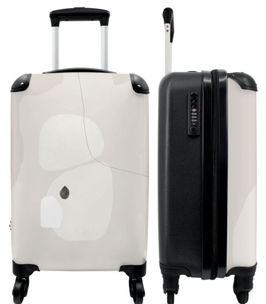 Ruimbagage koffer met 4 wielen en TSA slot (Abstract - Illustratie - Kunst)