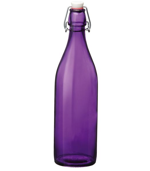 Bouteille Swing  / Bouteille Weck - Violet - 1 litre