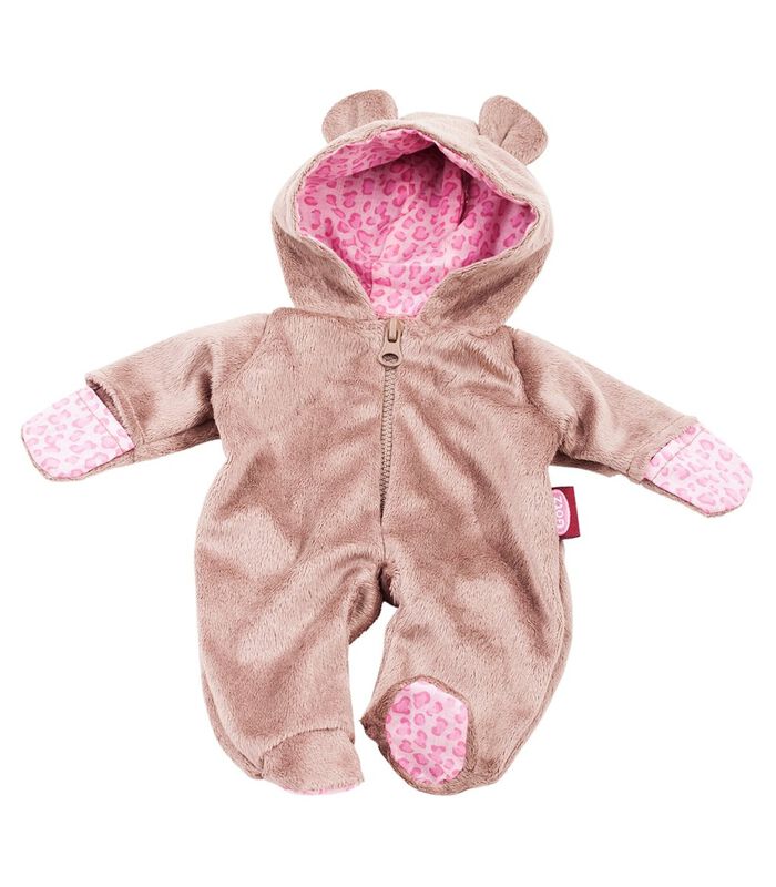 Basic Boutique, onesie "Teddy", babypoppen 48 cm image number 0