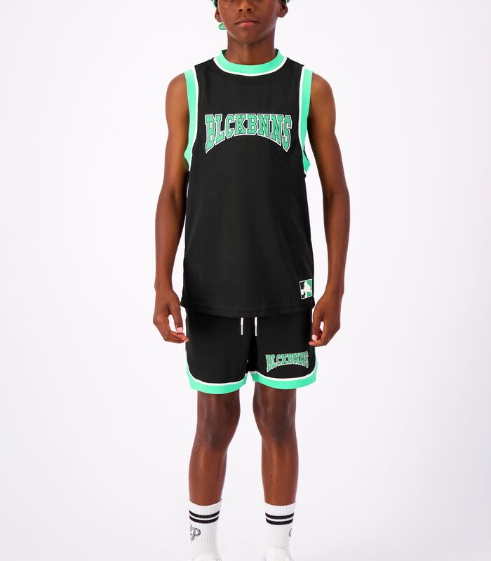 Basketball Jersey Zwart image number 3