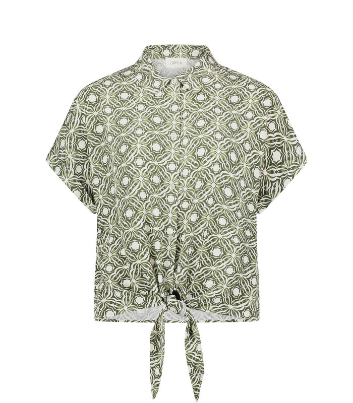 Oversized blouse met kraag image number 2