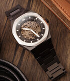 Automatisch herenhorloge met skelet - Roestvrij stalen armband - 3 wijzers - Drake image number 2