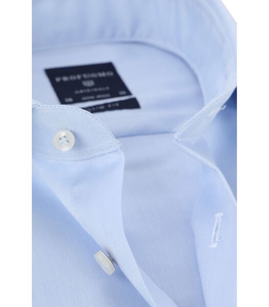 Profuomo Chemise Manches Extra Longues Cutaway Bleu Clair