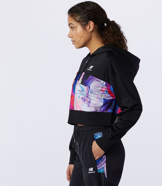 Sweatshirt half-zip femme athletics