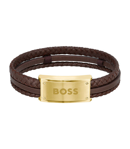 Bracelet cuir brun 1580424