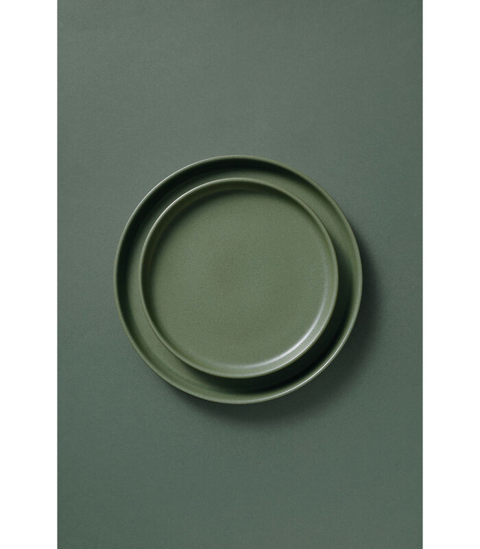 Serviesset Sandy Loam Stoneware 6-persoons 30-delig Groen image number 2