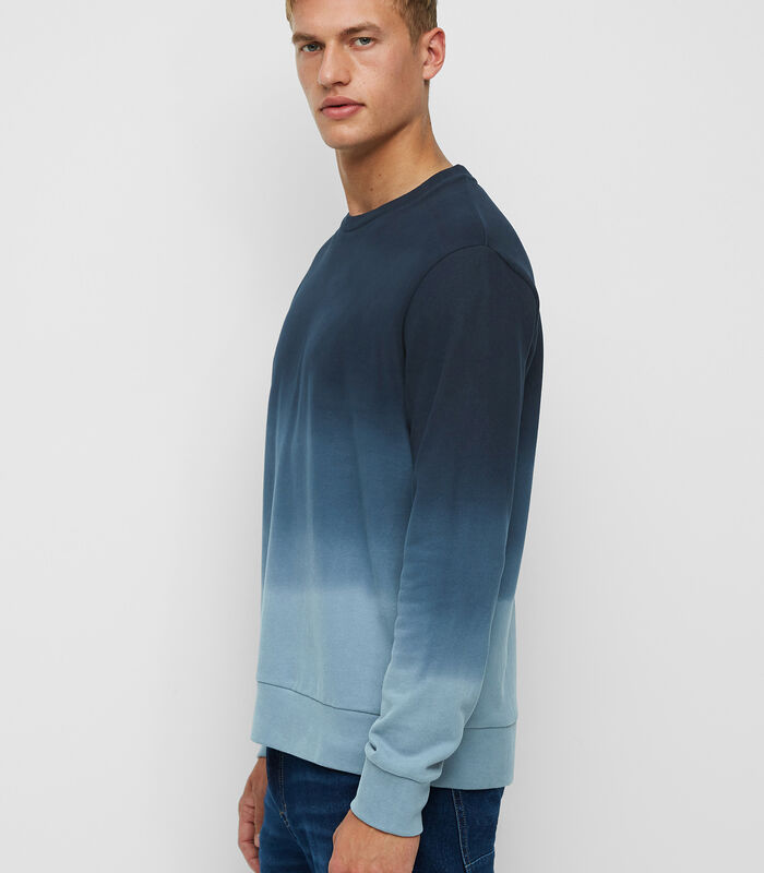 Sweatshirt met casual dip-dye effect image number 3