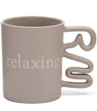 RM Relaxing - Mug avec texte Rose tendre avec anse image number 0